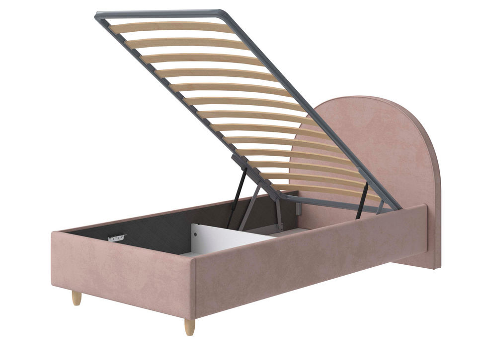 Кровать Орматек Candy с подъемным механизмом (Ткань: Велюр Teddy Шоколадный бисквит) 80x180